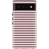 Pink and Black Stripes Pixel Cases